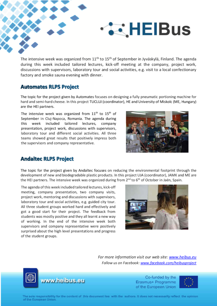 HEIBus Second Newsletter 2